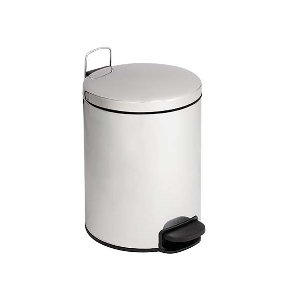 GETTACARTA INOX BRILLANTE A PEDALE LT.12