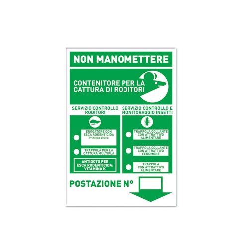 CARTELLO SEGNALATORE PUNTI ESCA