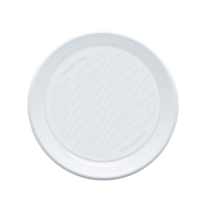 PIATTO DESSERT D.17 BIO PLAST. PZ.50 (20)