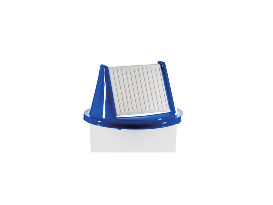 COPERCHIO BIANCO/BLU PER GETTACARTA ONDINA