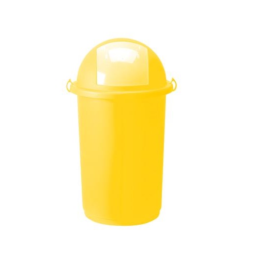 GETTACARTA PUSH GIALLO LT.50 H.75 CM.