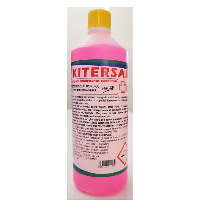 KITERSAN DETERG. DISINFETT. BATTERICIDA LT.1 (12)