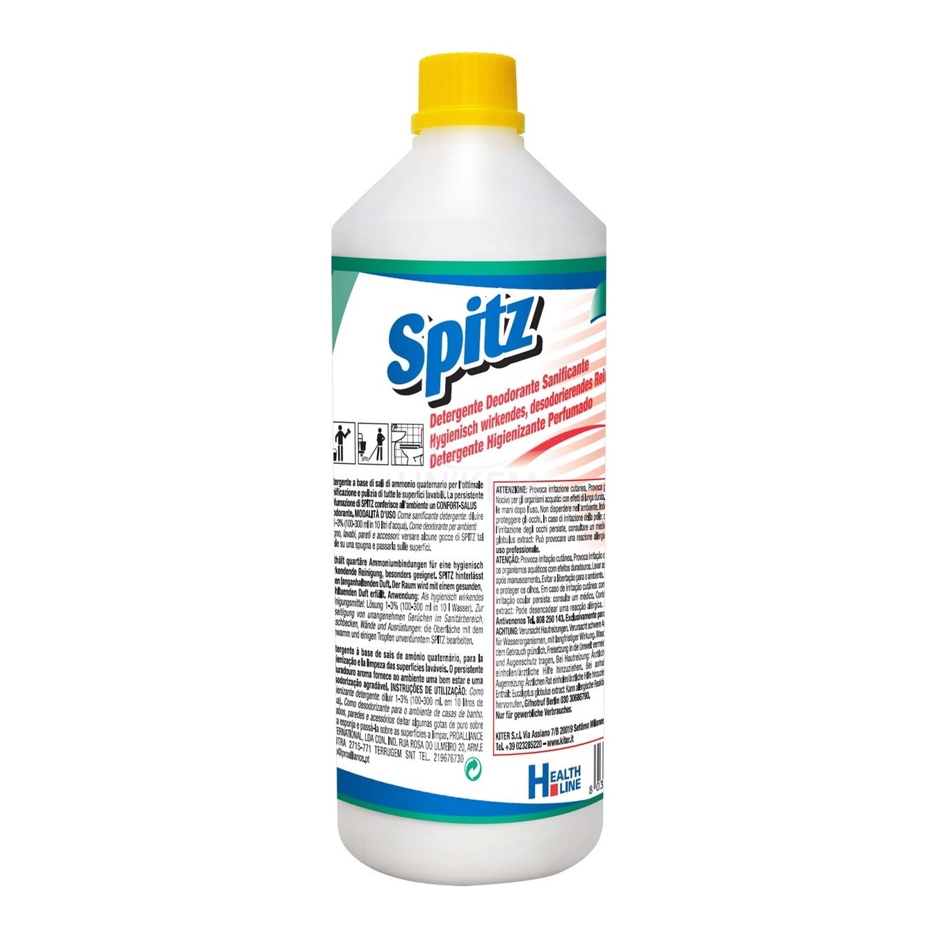 SPITZ DETERG. DEOD. IGIENIZZ. LT.1 (12)