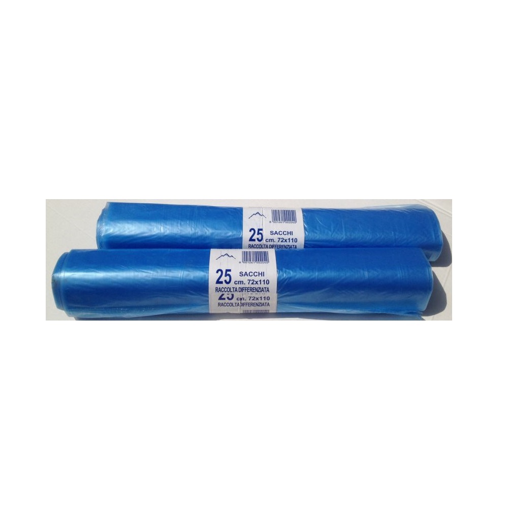 SAC. "AZZURRI" X RACCOLTA DIFF. 72X110 PZ.300