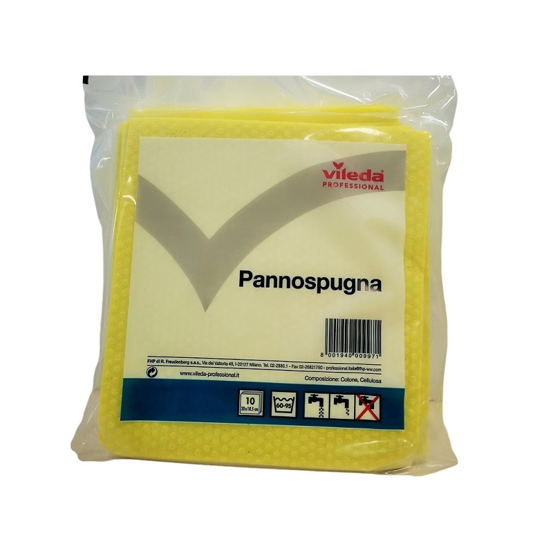 PANNO SPUGNA "VILEDA" GIALLO PZ.10 (25)